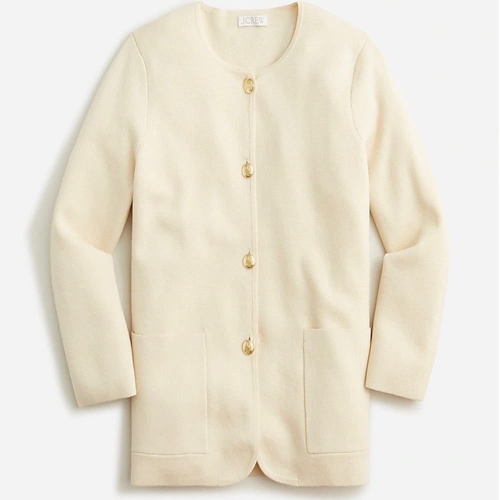 NWT J. Crew Giselle Sweater Blazer XS